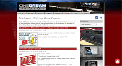 Desktop Screenshot of cinedream.be